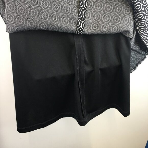 Maggy London Black and White Sleeveless Fit and Flare Lined Dress Size 8 - Picture 8 of 9